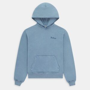 Madhappy classic fleece hoodie in medium baby blue